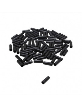 EMBOUT DE GAINE 5mm PLASTIQUE NOIR (BOITE DE 100)