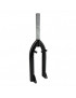 "FOURCHE BMX-FREESTYLE ACIER NOIR PIVOT FILETE 1""1-8-25,4 INTERIEUR -MONTAGE ETRIER U-BRAKE-"