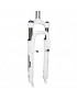 "FOURCHE VTT 27.5 "" ZOOM 386MLO A RESSORT BLANC REGLABLE-BLOCABLE DEB. 60MM PIVOT LISSE 285mm 1''1-8-28,6 EXTERIEUR COMPATIBLE