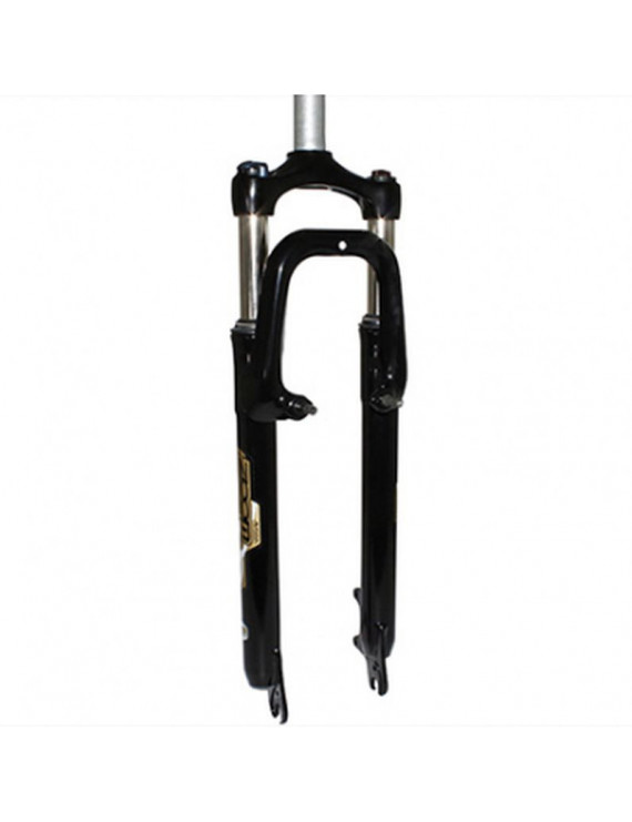 FOURCHE VTT 29  ZOOM 386MLO A RESSORT NOIR REGLABLE-BLOCABLE DEB. 60MM PIVOT LISSE 285mm 1''1-8-28,6 EXTERIEUR COMPATIBLE V-BRA