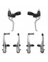 FREIN V-BRAKE P2R ALU ARGENT (ETRIERS ET LEVIERS AVANT + ARRIERE) (KIT)