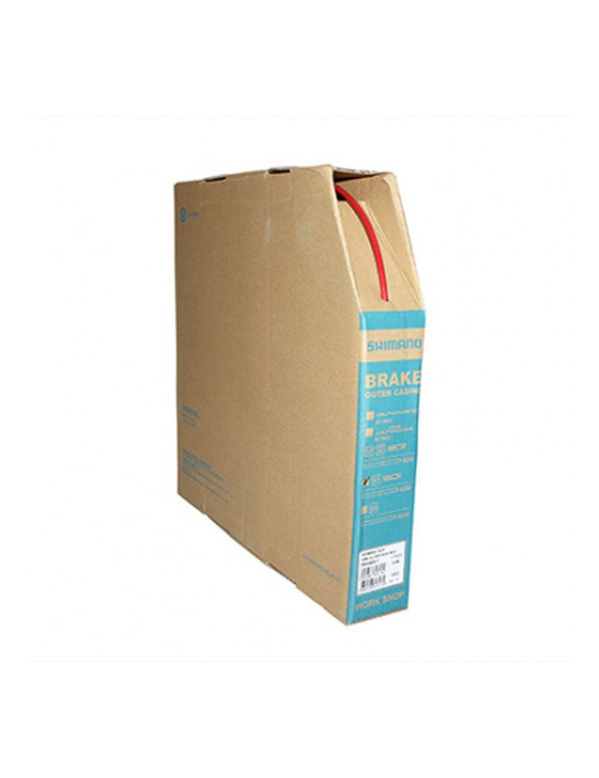 GAINE DE FREIN SHIMANO SLR ROUGE 5mm (ROULEAU DE 40M)