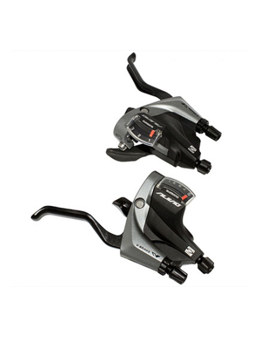 Levier/manette VTT shimano alivio m4000 3x9v. noir pour frein v-b...