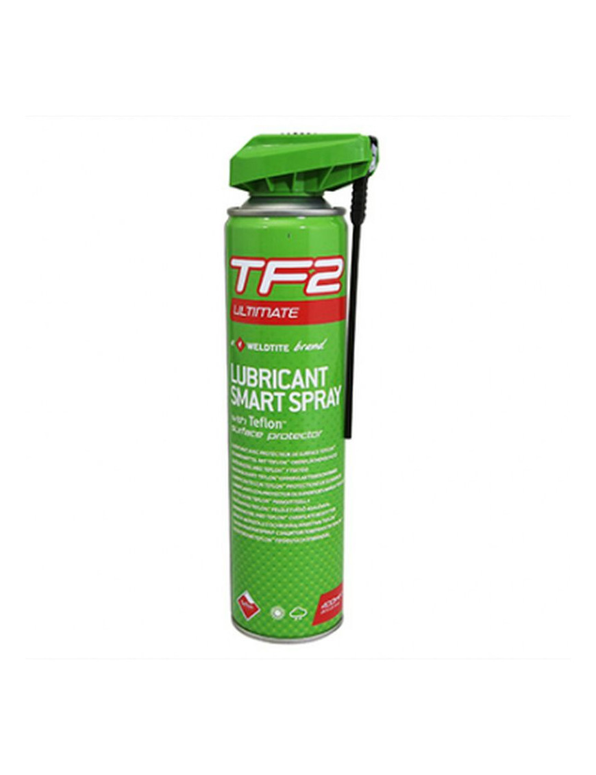 LUBRIFIANT VELO WELDTITE TF2 ULTIMATE AU TEFLON (AVEC NOUVELLE TETE SMART SPRAY 400ml)