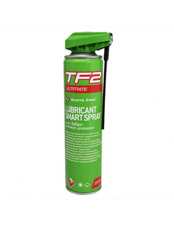 LUBRIFIANT VELO WELDTITE TF2 ULTIMATE AU TEFLON (AVEC NOUVELLE TETE SMART SPRAY 400ml)